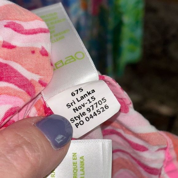 Vibrant Pink Patterned Dress - Picture 7 of 7